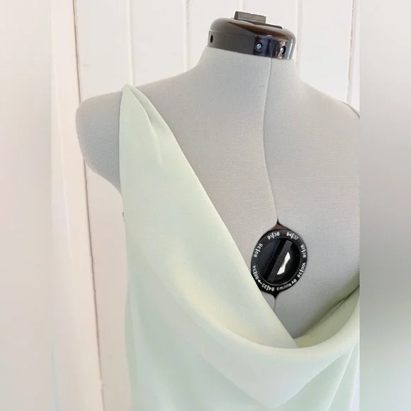 BHLDN Cucumber Green Satin Slip Dress – Size 16 – NWT - Picture 4 of 16